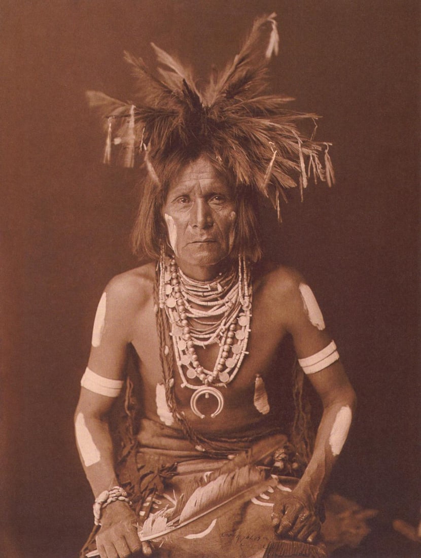 EDWARD S. CURTIS, PLATE 20 HOPI SNAKE PRIEST, 1900 (1 of 1)