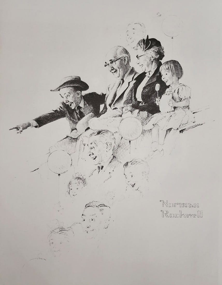 Norman Rockwell, Circus - c.1955 (1 of 1)