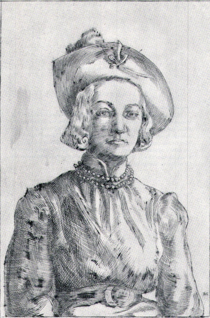 Reginald Marsh, Felicia, 1939: Artist: Reginald Marsh Title: Felicia Date Of Negative: 1939 Type Of Print: Vintage Photogravure/Lithograph, Printed from the original plate Date Of Print: 1939 (82 years old print) Paper: Medium weig