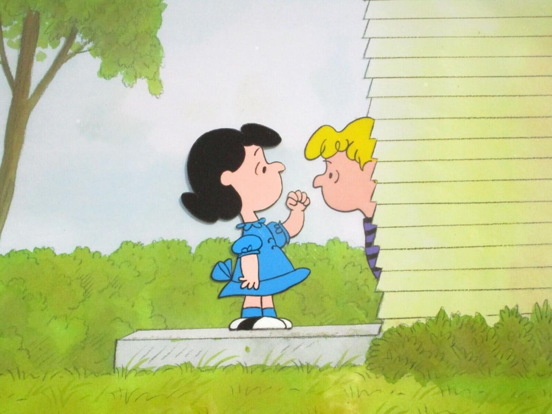 Charles Schulz 'LUCY SCHROEDER' Original Production CEL 1983 - 1985 (1 of 2)