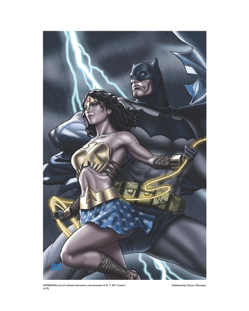 Warner Bros, DC Comics, Batman & Wonder Woman, "Heroic Pose" (1 of 1)