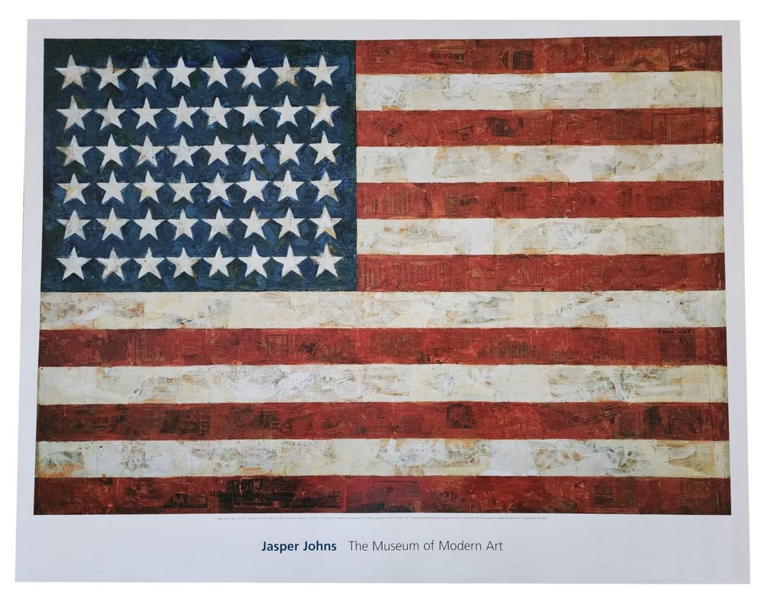 JASPER JOHNS FLAG 2004 LITHOGRAPH (1 of 3)