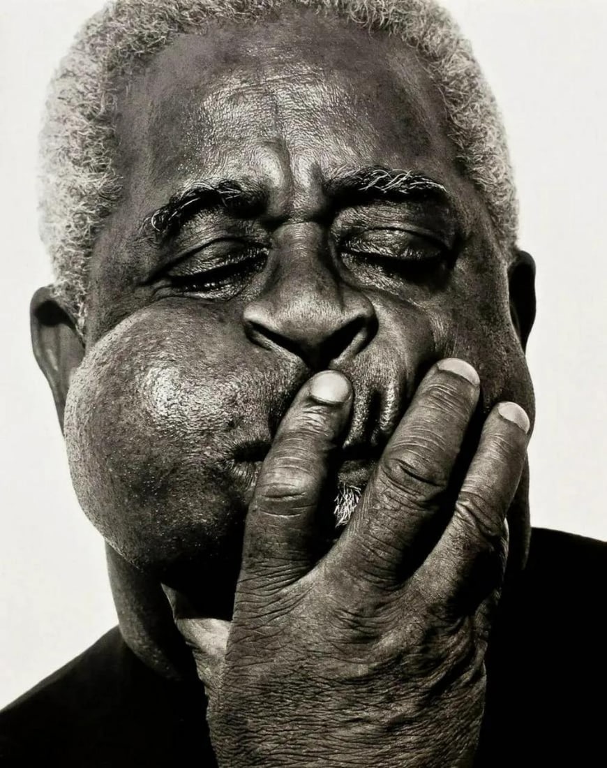 HERB RITTS, DIZZY GILLESPIE Trumpet Cheek, 1989 (1 of 1)