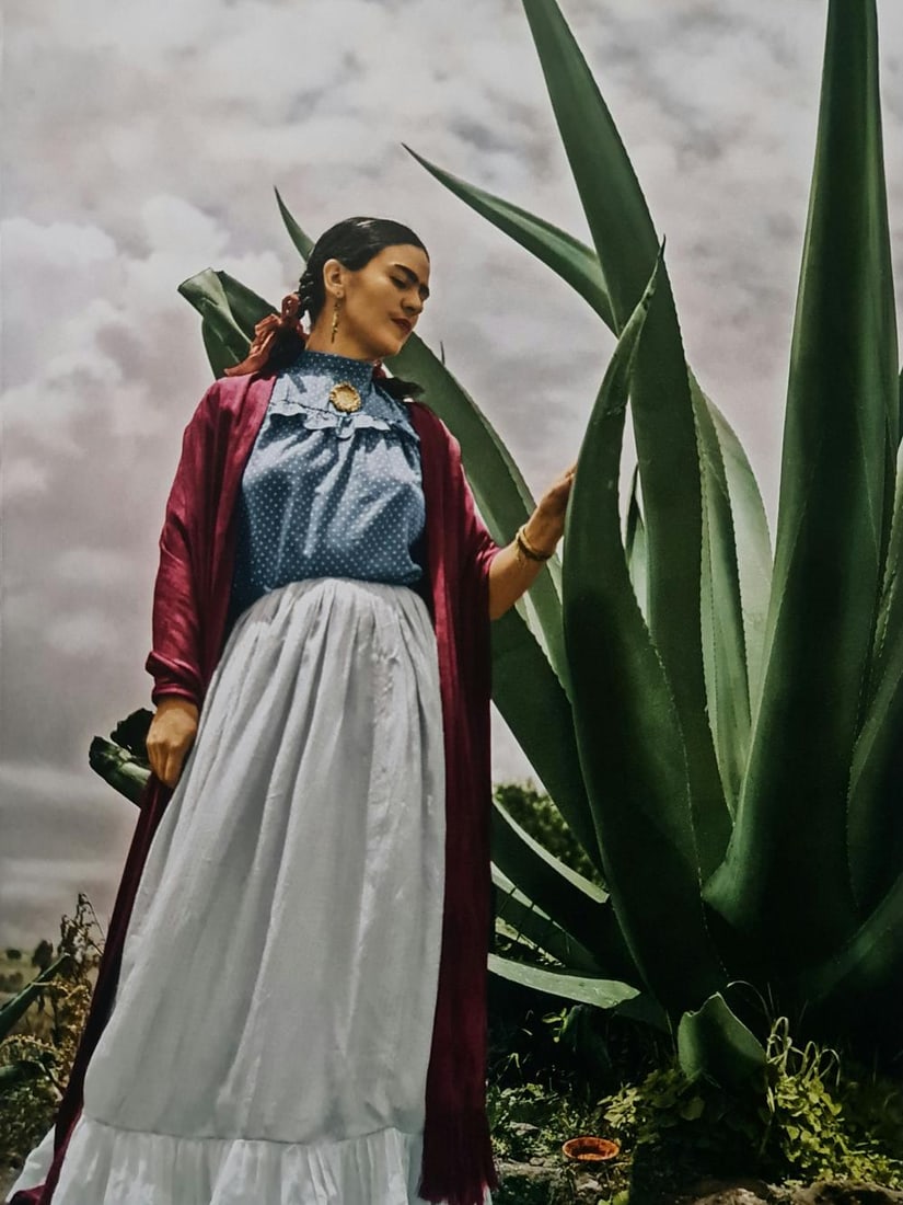 Frida Kahlo, With large plant, 1937 (1 of 1)