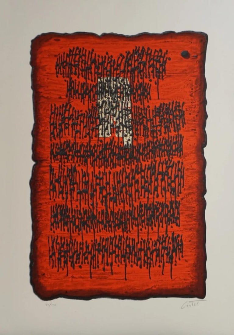 Moshe Castel, Prophesy, Lithograph (1 of 4)