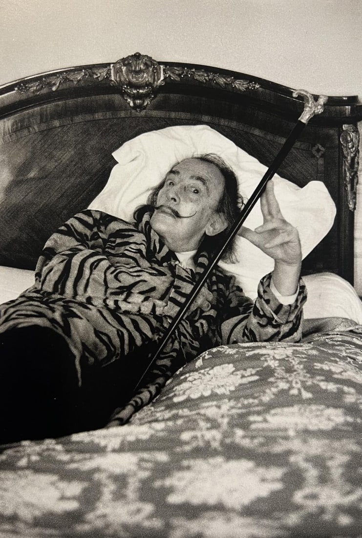 Helmut Newton, Salvador Dali, Figureas, 1986: Photographer: Helmut Newton (Germany, 1920 - 2004) - best known for his erotically charged highly stylized images, Helmut Newton was one of the most influential fashion photographers of all time. Titl