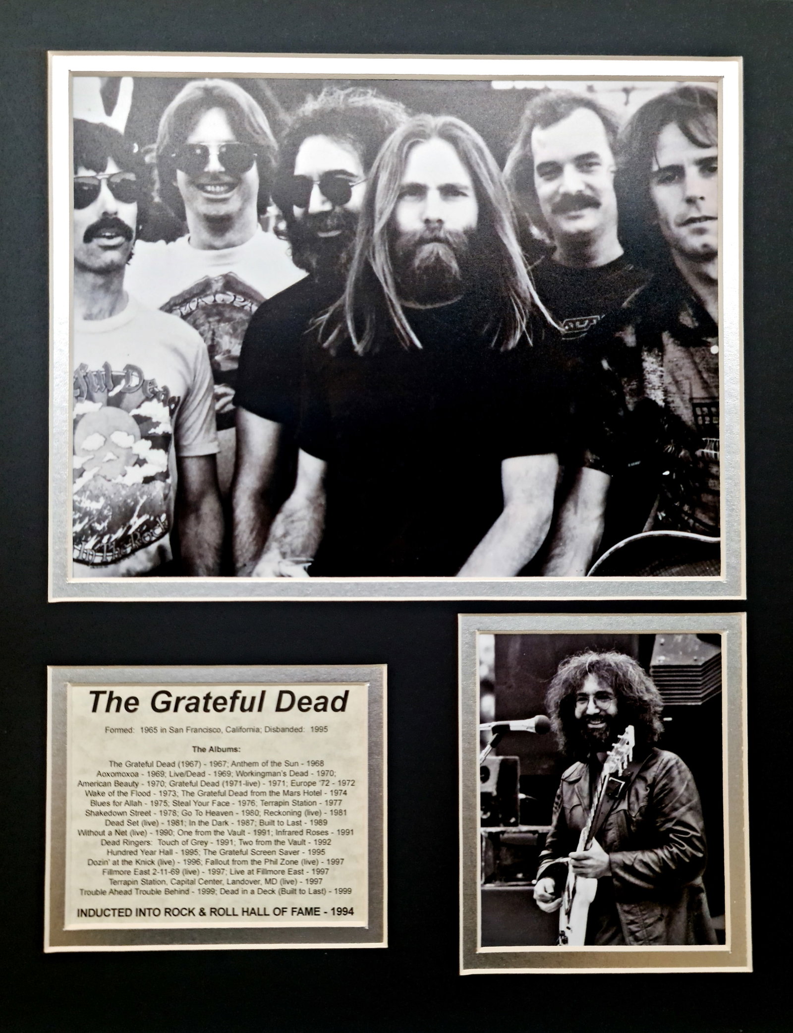 The Greatful Dead Matted Photo Collage (1 of 4)