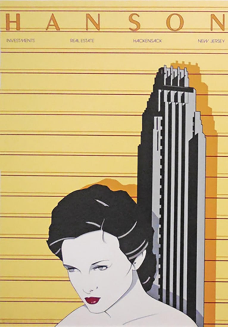 Patrick Nagel "Hanson - 1980" Screenprint Signed & Numbered (Framed) (1 of 4)