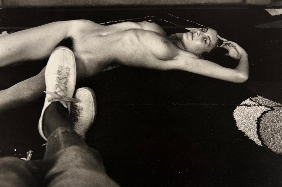 Helmut Newton, Arielle In My Apartment, Monte Carlo, 1984: Photographer: Helmut Newton (Germany, 1920 - 2004) - best known for his erotically charged highly stylized images, Helmut Newton was one of the most influential fashion photographers of all time. Titl