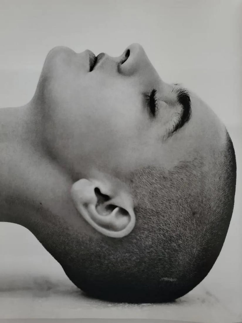 Herb Ritts, Sinead Oconnor, 1990: Photographer: Herbert "Herb" Ritts (American, 1952 - 2002) - renowned fashion, art and celebrity photographer. Title: Date Of Negative: 1990 Type Of Print: Fine Duotone Photo Engraving Date Of Print: 