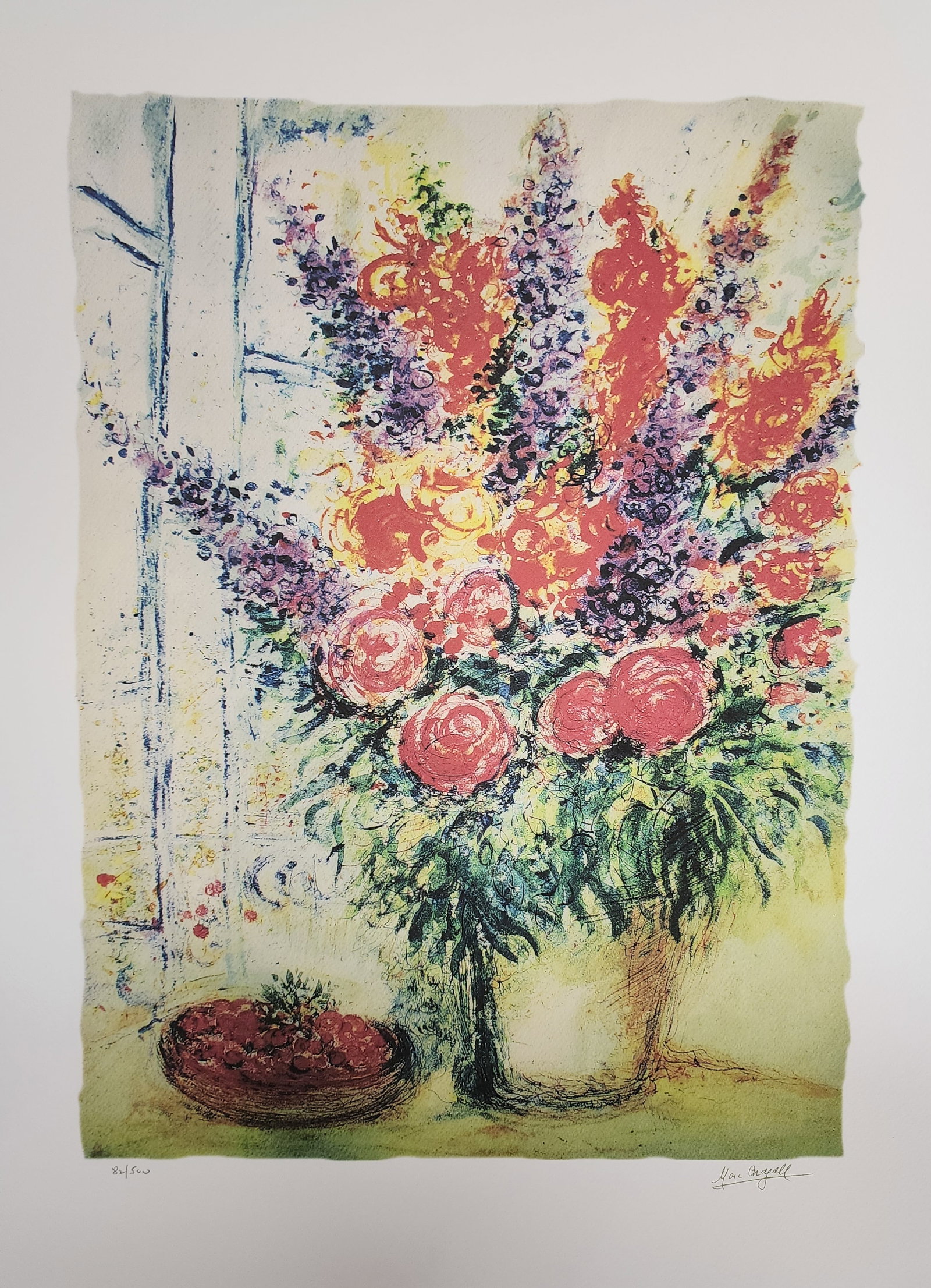 Marc Chagall, 'Bowl of Cherries', Facsimile (1 of 1)
