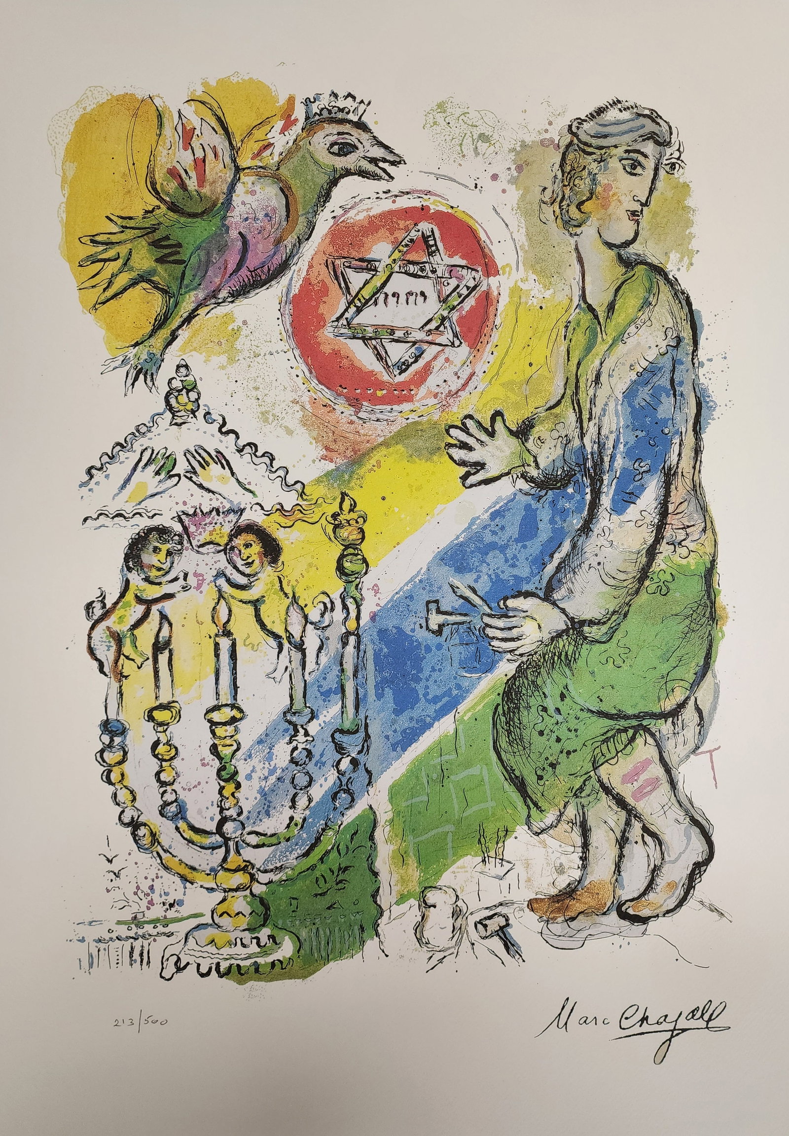 Marc Chagall, 'Exodus Star of David', Facsimile (1 of 1)