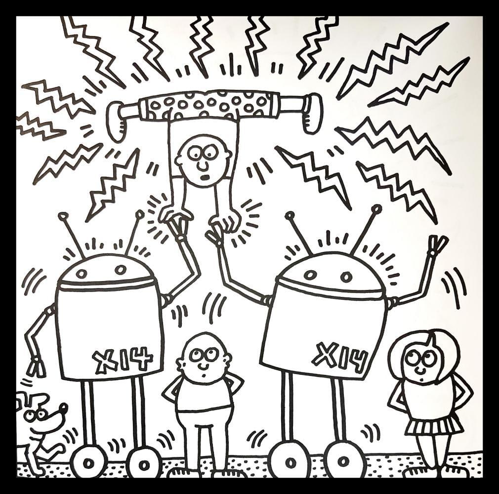 Keith Haring, Untitled V, Lithograph - 1985 (1 of 1)