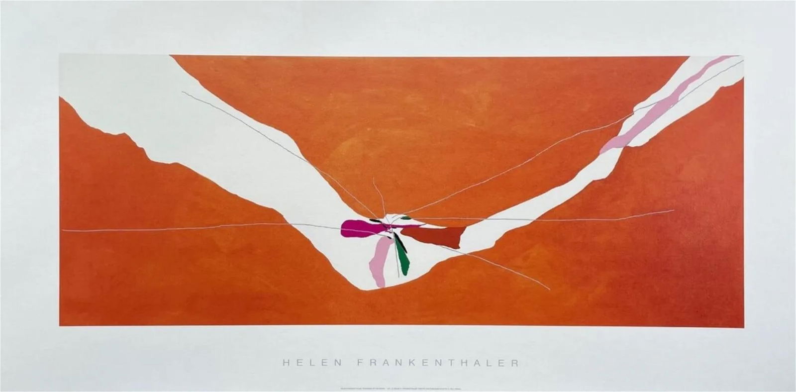 Helen Frankenthaler Exhibition Poster - Chairman Of The Board, 1971 (1 of 1)