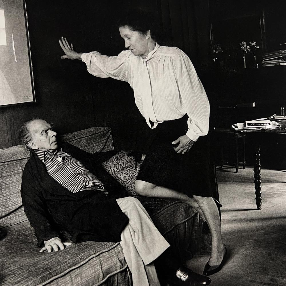 Helmut Newton, Pierre Klossowski Amd Roberte, Paris, 1986: Photographer: Helmut Newton (Germany, 1920 - 2004) - best known for his erotically charged highly stylized images, Helmut Newton was one of the most influential fashion photographers of all time. Titl