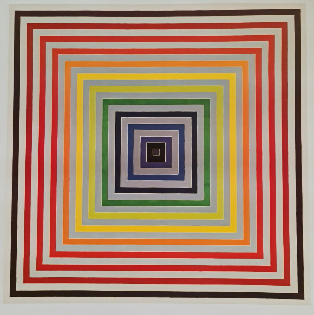Frank Stella De Young, Letter On The Blind Ii, Fine Arts Museum Of San Francisco Poster, 2014 (1 of 5)