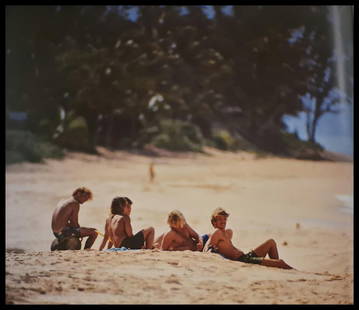 Leroy Grannis, Sunset Beach, 1968 - 1: Photographer: LeRoy Grannis (1917-2011) captured the early surf lifestyle of Southern California unlike any other of his generation. Subject/Title: Sunset Beach Date Of Negative: 1968 Type Of Print: F