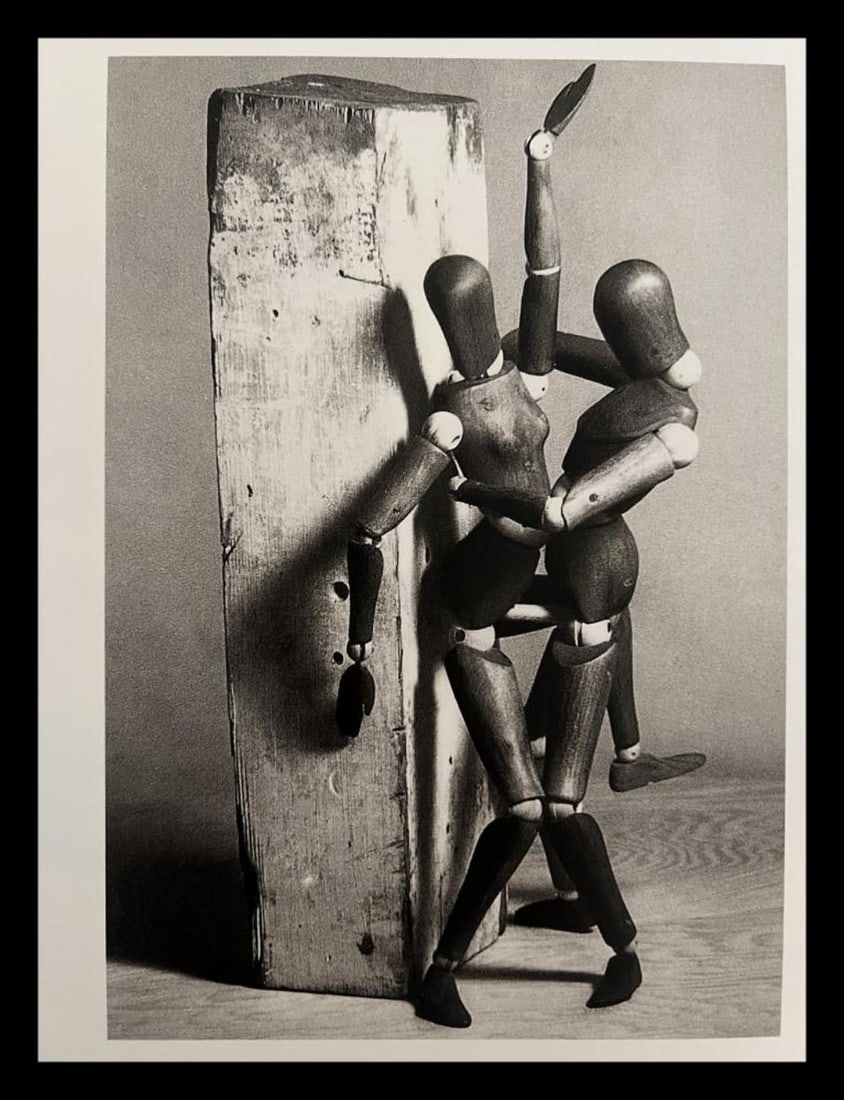 Man Ray, Mr. And Mrs.Woodman, 1947: Photographer: Man Ray (American born, 1890 - 1976) - Considered one of the most influential artists of the 20th century Man Ray lived most of his life in Paris, France. Best described as a modernist, 