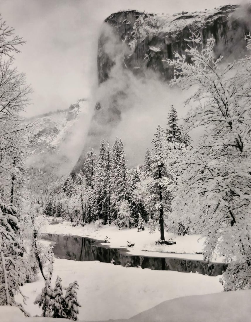 Ansel Adams, El Capitan, Winter, Yosemite National Park, California, 1948 (1 of 1)