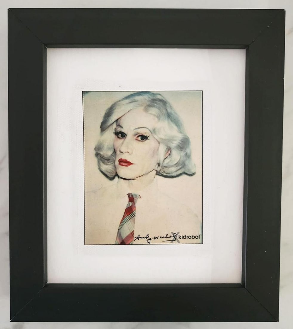 After Andy Warhol 'Andy Warhol In Drag' 1981, Framed Estate Polaroid (1 of 1)