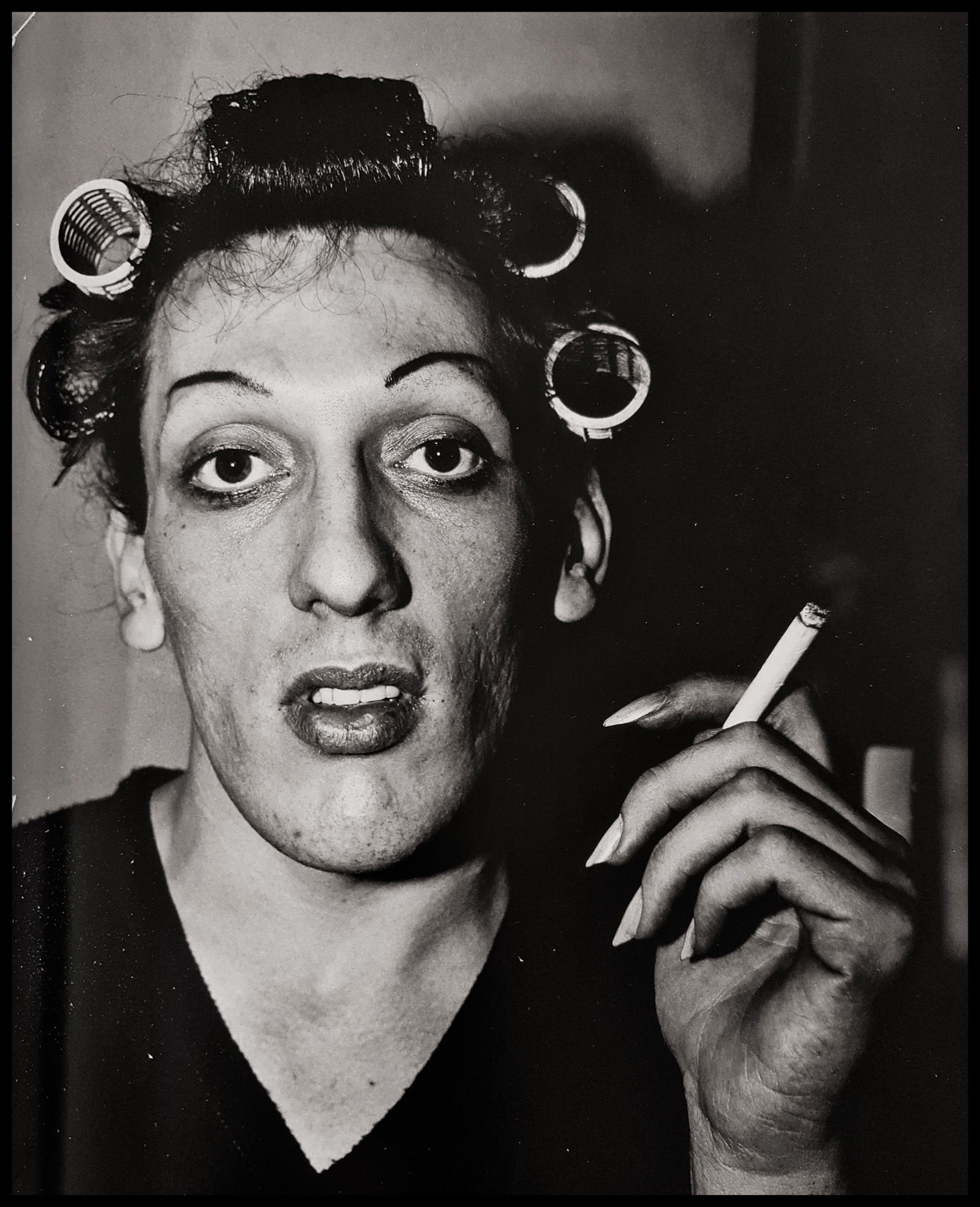 Diane Arbus, A young man in curlers at home on West 20th Street, N.Y.C., 1966 (1 of 1)