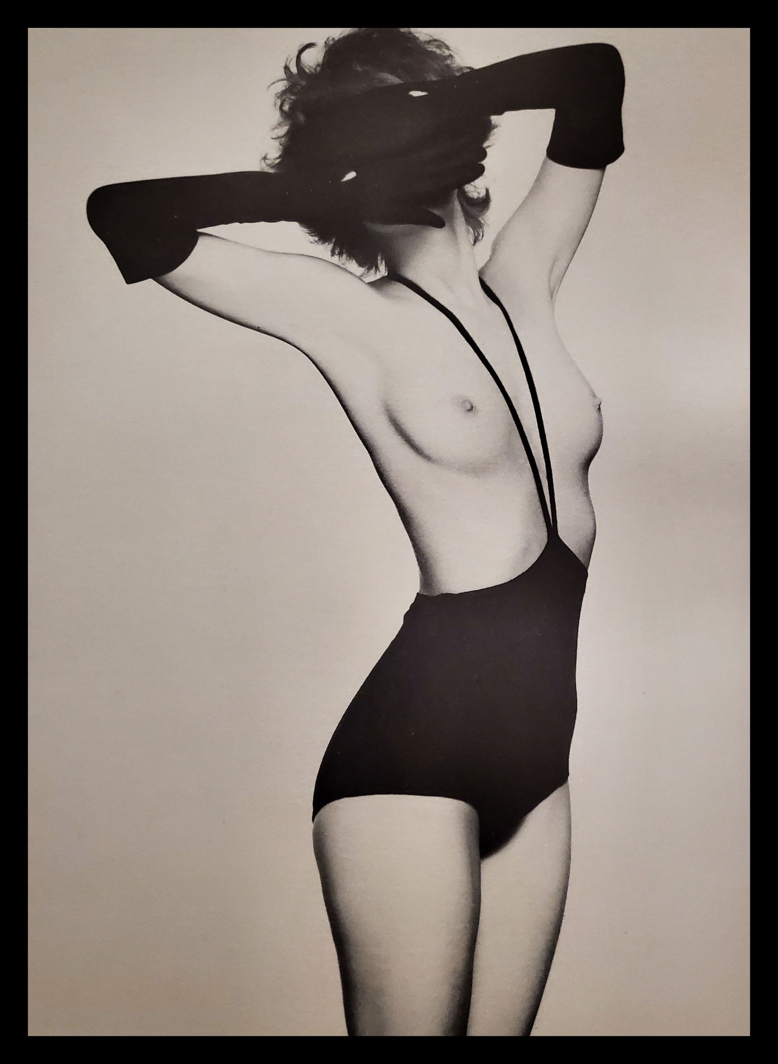 John Swannell, Covered Face, 1980's: Photographer: John Swannell was born in 1946. After leaving school at 16, he worked first as an assistant at Vogue Studios and then assisted David Bailey for four years before setting up his own studi