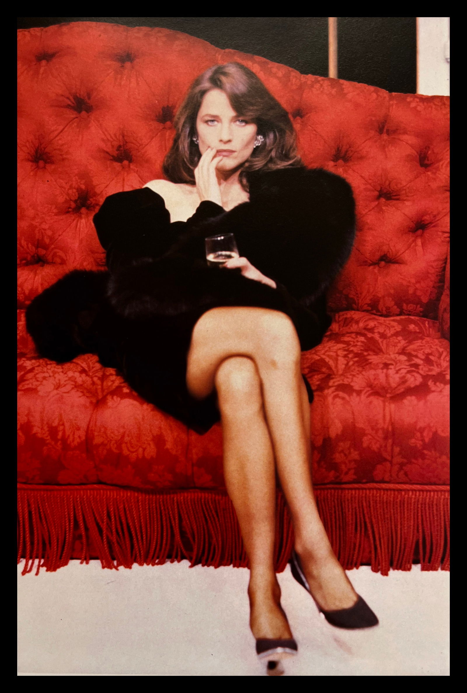 Helmut Newton, Charlotte Rampling at Yves Saint Laurent's, Paris, 1984 (1 of 1)