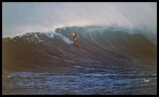 Leroy Grannis, Sunset Beach, 1973: Photographer: LeRoy Grannis (1917-2011) captured the early surf lifestyle of Southern California unlike any other of his generation. Subject/Title: Sunset Beach Date Of Negative: 1973 Type Of Print: F