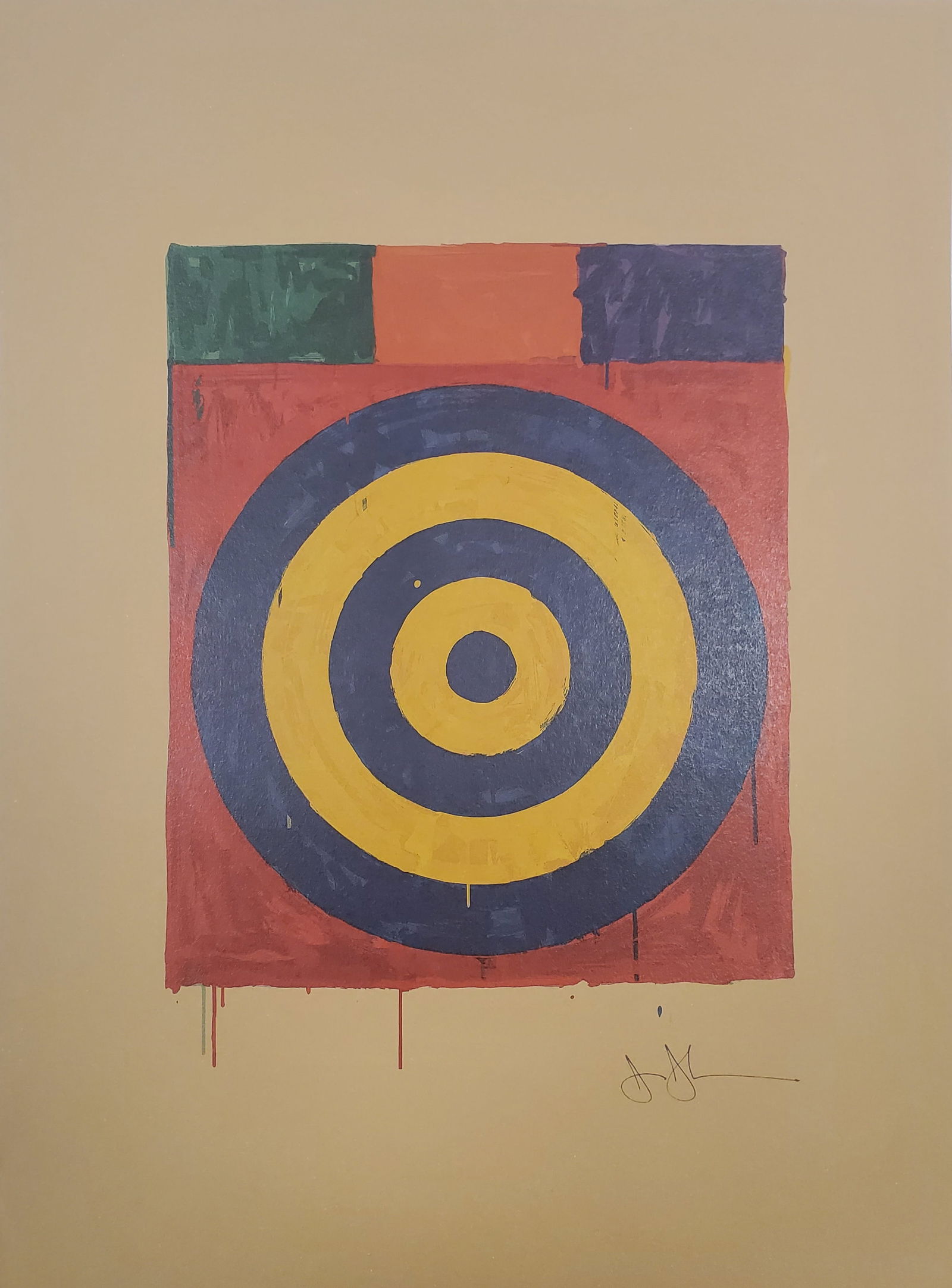 Jasper Johns 'Target' 1978, Limited Edition Lithograph (1 of 2)