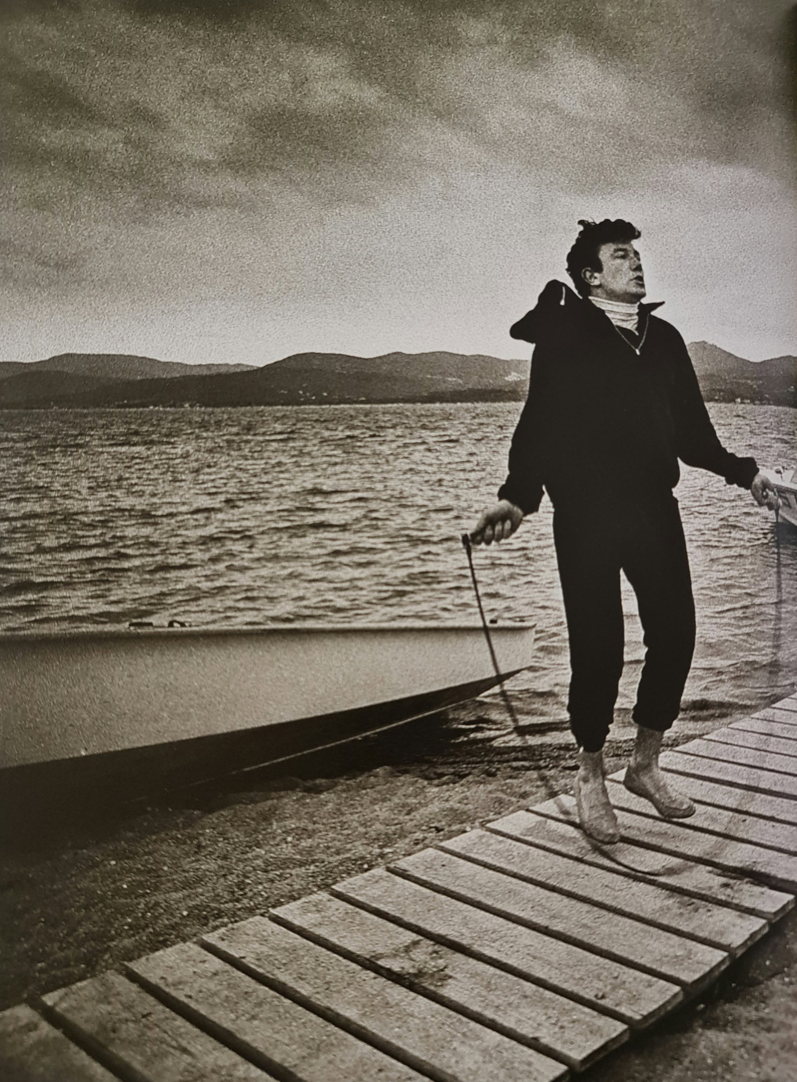 Terry O'Neill, Albert Finney Keeping Fit For Two For The Road, At 5.30 In The Morning, St Tropez,: Photographer: Terry ONeill was a British photographer, known for documenting the fashions, styles, and celebrities of the 1960s. Title: Albert Finney keeping fit for Two for the Road, at 5.30 in the m