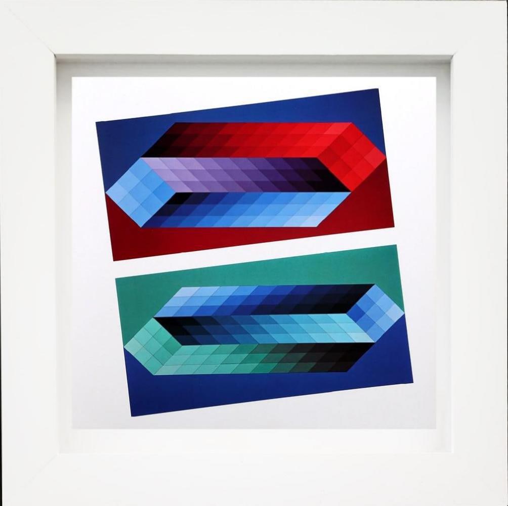 Victor Vasarely, "Tridim-Tt, 1969", Framed Monograph (1 of 1)