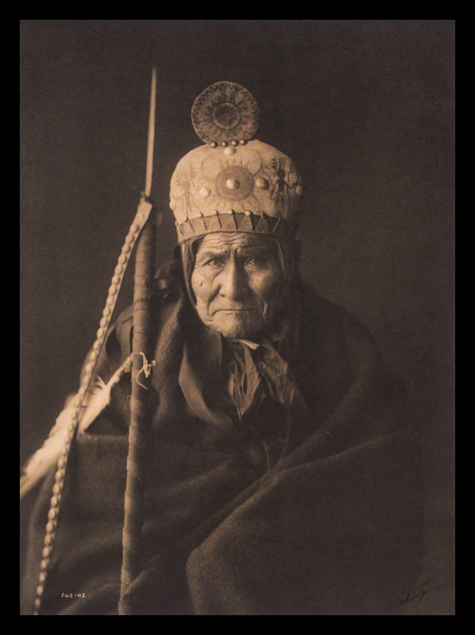Edward S. Curtis, PLATE 1 Geronimo Apache, 1905 (1 of 1)