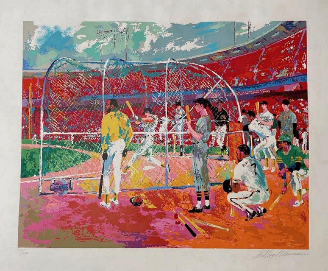 Leroy Neiman, 'Bay Area Baseball', Signed & Numbered Art, Serigraph (1 of 4)