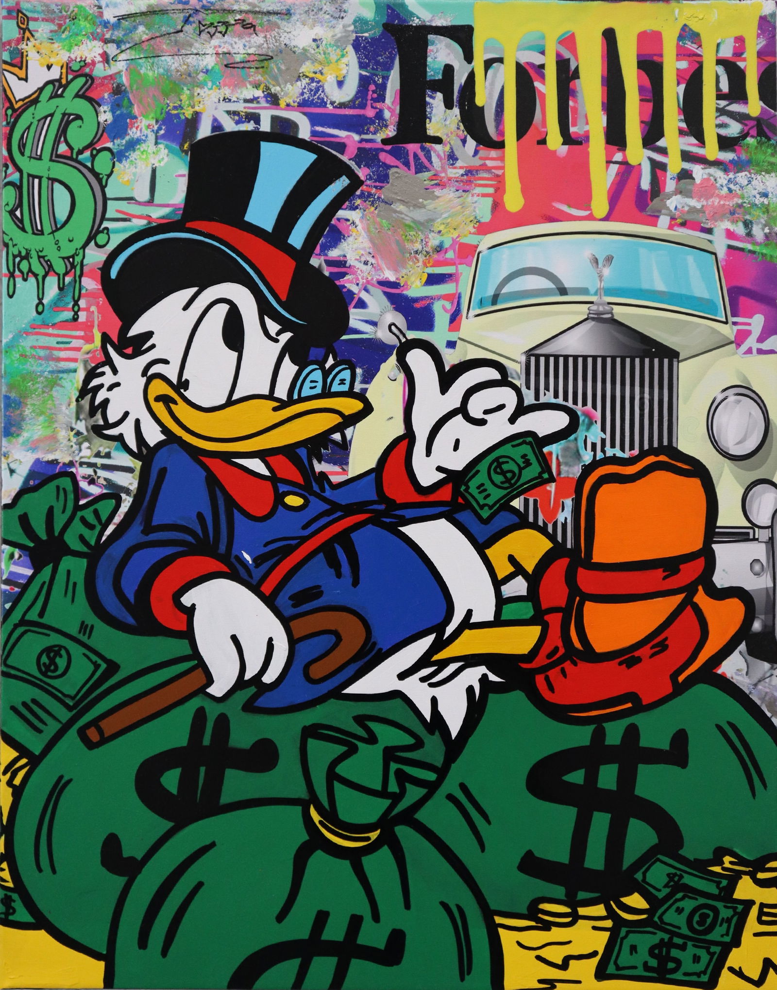 Jozza, "Contemplation"  2024' Original Acrylic On Canvas, 30X24 (1 of 6)