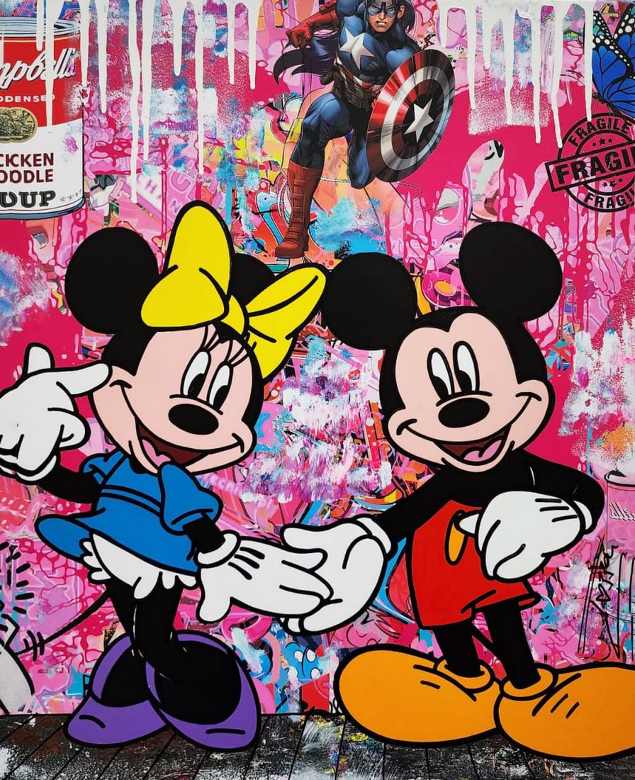 Jozza, 'Blue Butterfly - 2023' Original Acrylic On Canvas, 30X24 (1 of 3)