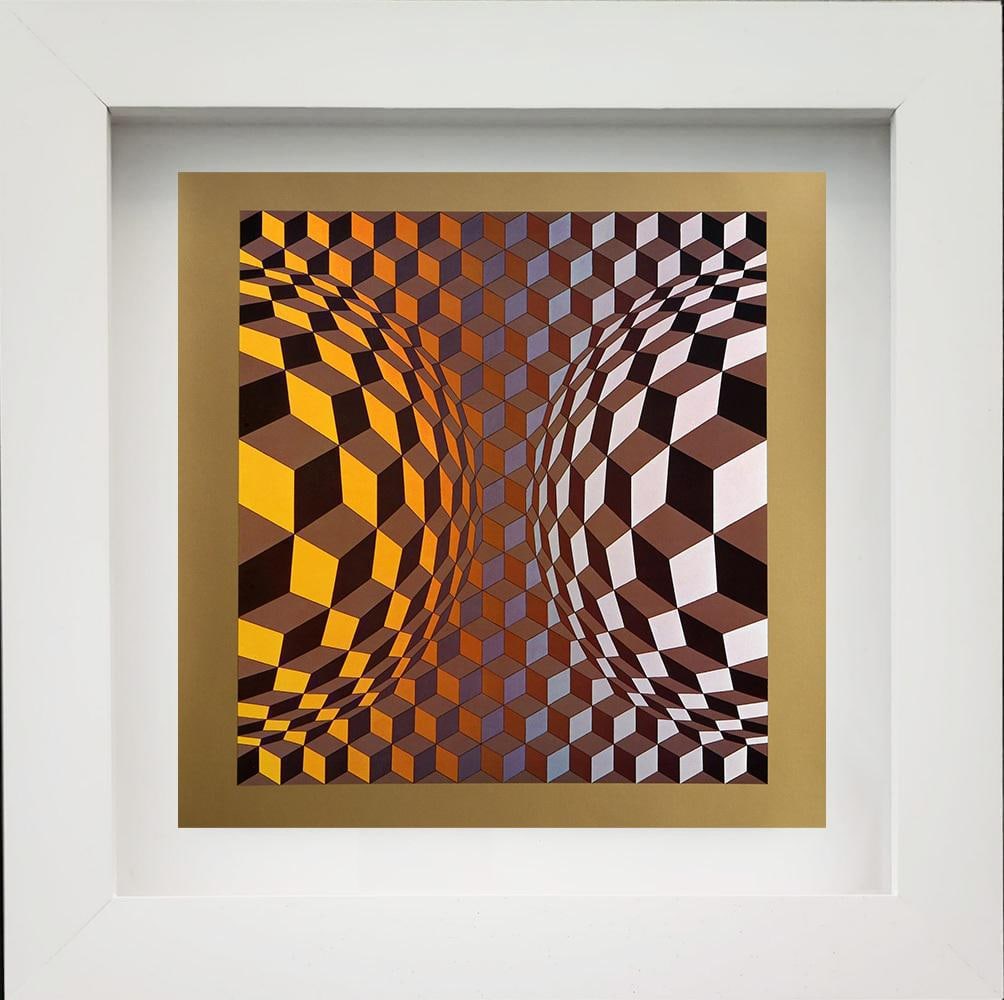 Victor Vasarely - 'Cheyt-Mc-4, 1971' Monograph On Paper, Framed - 1 (1 of 1)