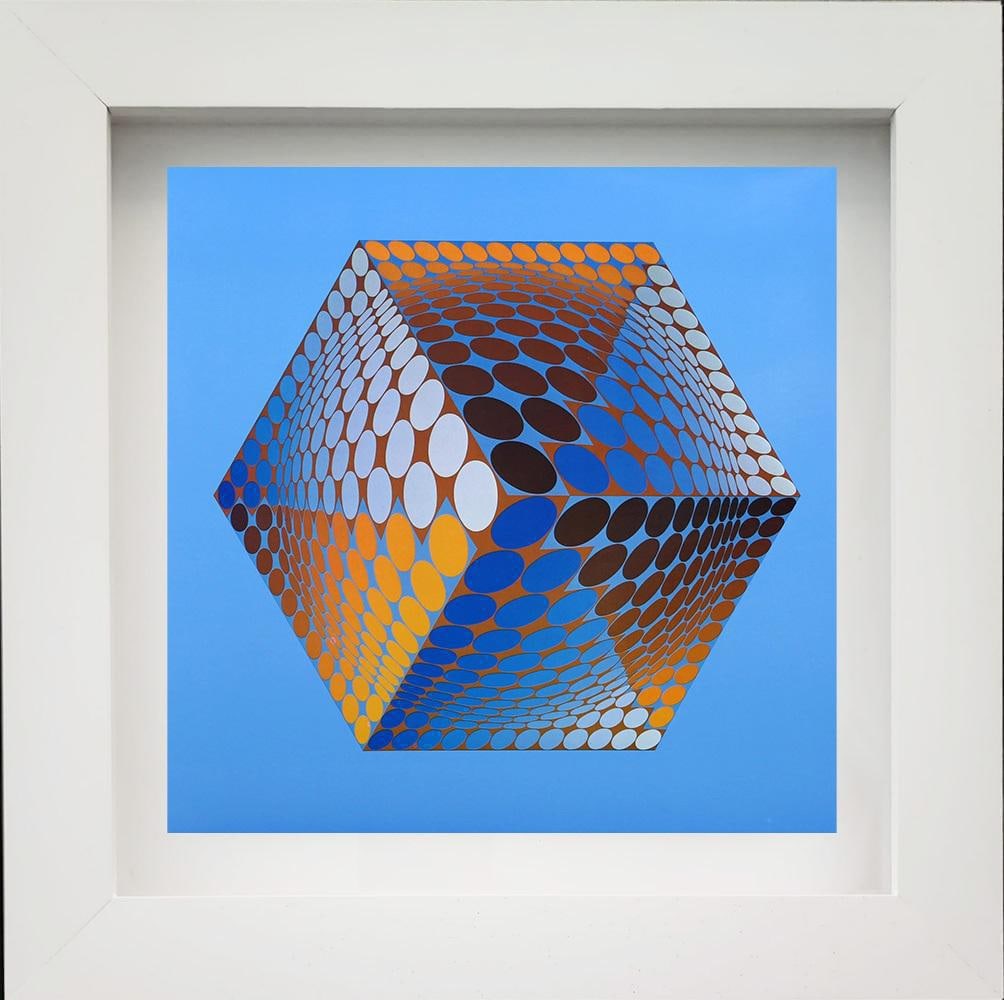 Victor Vasarely - 'Tupa-3, 1972' Monograph On Paper, Framed (1 of 1)