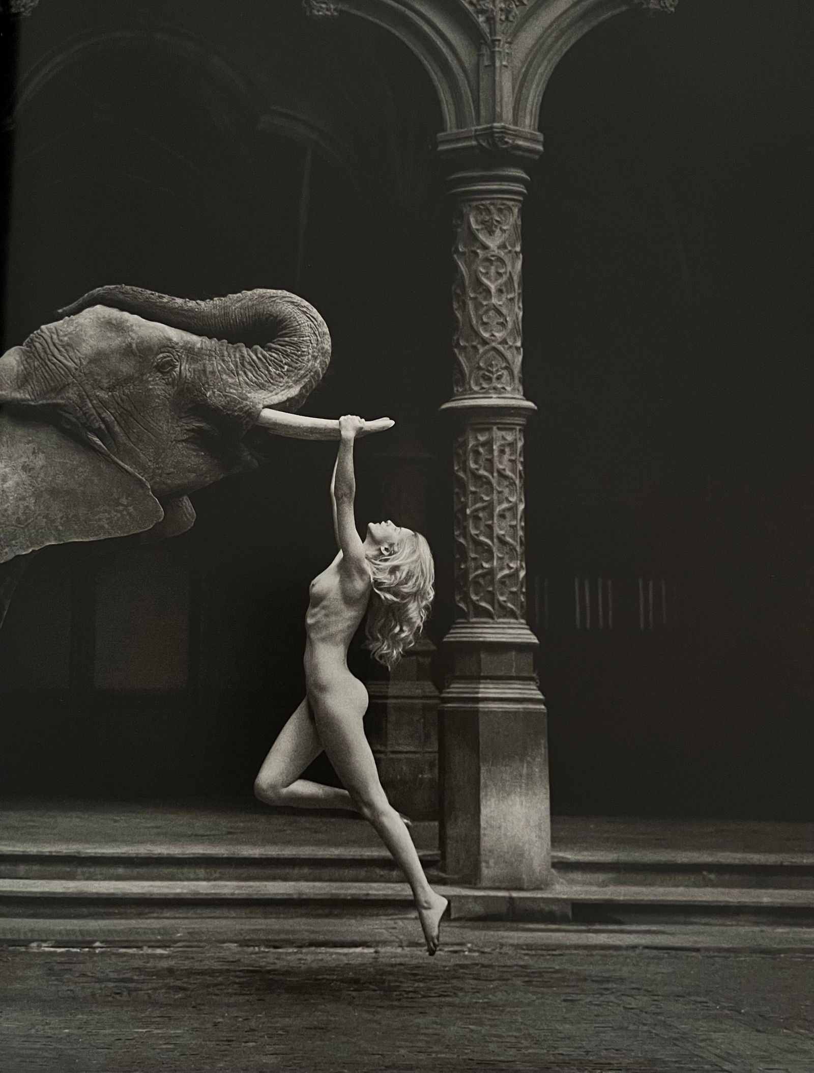 Marc Lagrange, Tusk, 2000's: Photographer: Marc Lagrange was a Belgian photographer known for his nude portraits of female figures. Lagrange created dream-like and fantastical narrative pictures populated by beautiful nudes that