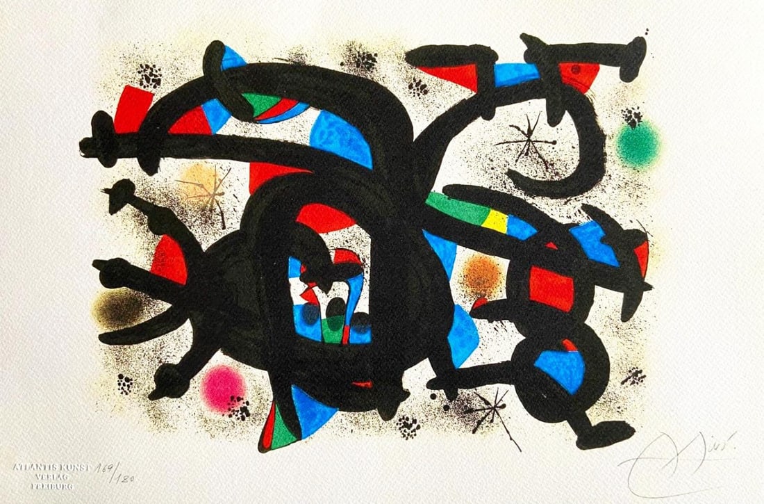 Joan Miro 'The Only Imperial' 1984, Limited Edition Lithograph (1 of 2)