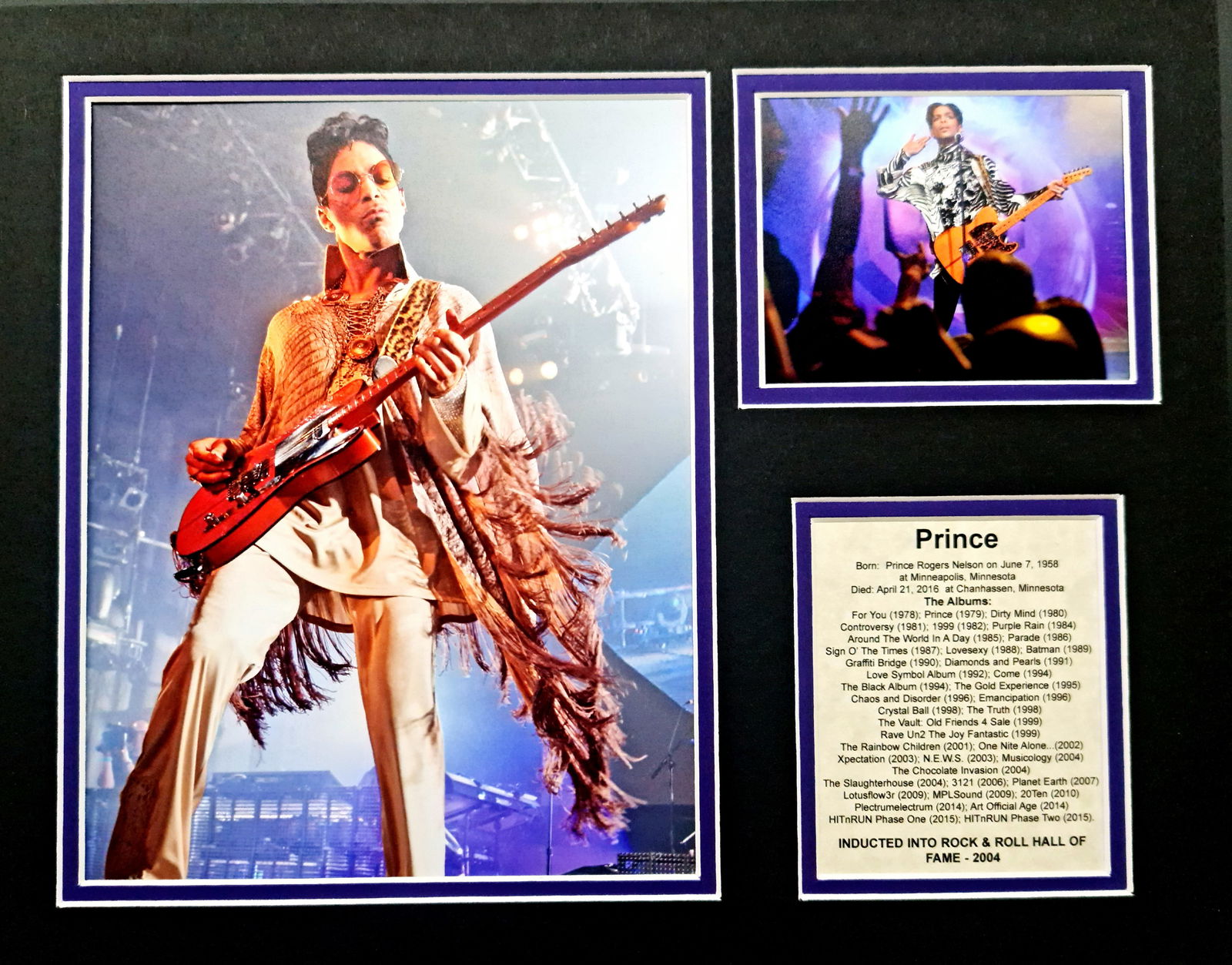 Prince Matted Photo Collage (1 of 3)