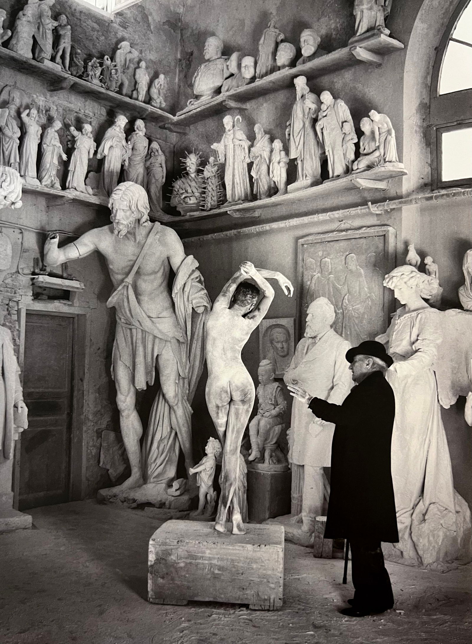 Marc Lagrange, Study - By Carlo Nicoli, 2015: Photographer: Marc Lagrange was a Belgian photographer known for his nude portraits of female figures. Lagrange created dream-like and fantastical narrative pictures populated by beautiful nudes that