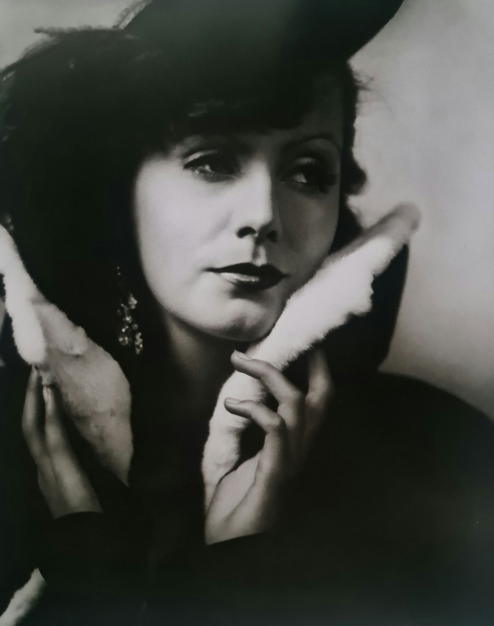 George Hurrell, Greta Garbo, 1930: Photographer: George Edward Hurrell (June 1, 1904 – May 17, 1992) was a photographer who contributed to the image of glamour presented by Hollywood during the 1930s and 1940s.Title: Greta Garbo, 193