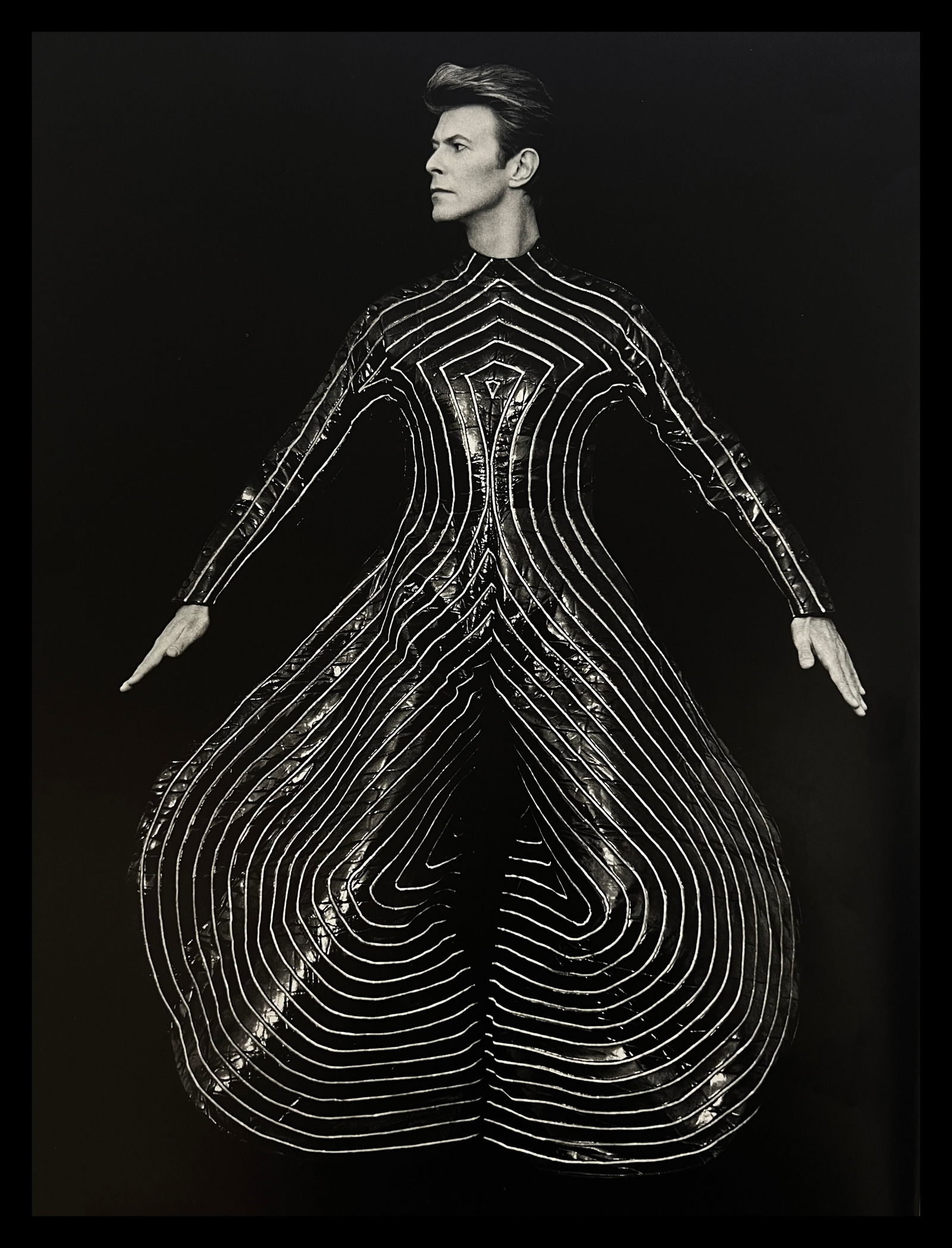 Herb Ritts, David Bowie, Hollywood, 1989: Photographer: Herbert "Herb" Ritts (American, 1952 - 2002) - renowned fashion, art and celebrity photographer. Subject: "David Bowie, Hollywood" Date Of Negative: 1989 Type Of Print: Fine Duotone Phot