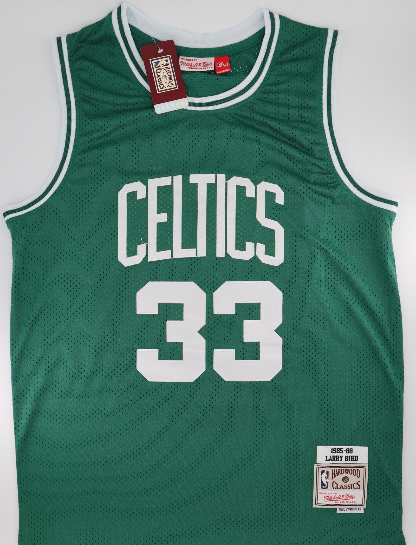 Larry Bird, Hand Signed Jersey with Larry Bird Authenticated Sports Memorabilia (1 of 8)