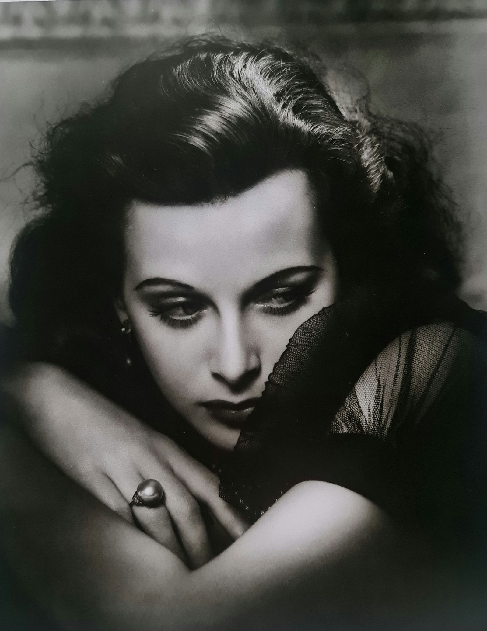 George Hurrell, Hedy Lamarr, 1938: Photographer: George Edward Hurrell (June 1, 1904 – May 17, 1992) was a photographer who contributed to the image of glamour presented by Hollywood during the 1930s and 1940s.Title: Hedy Lamarr, 193