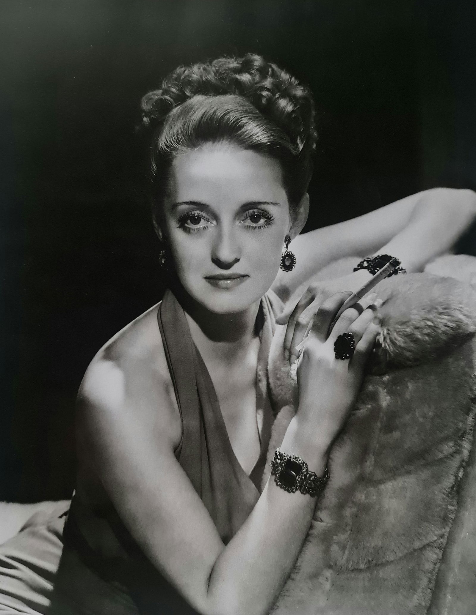 George Hurrell, Bette Davis, 1938: Photographer: George Edward Hurrell (June 1, 1904 – May 17, 1992) was a photographer who contributed to the image of glamour presented by Hollywood during the 1930s and 1940s.Title: Bette Davis, 193
