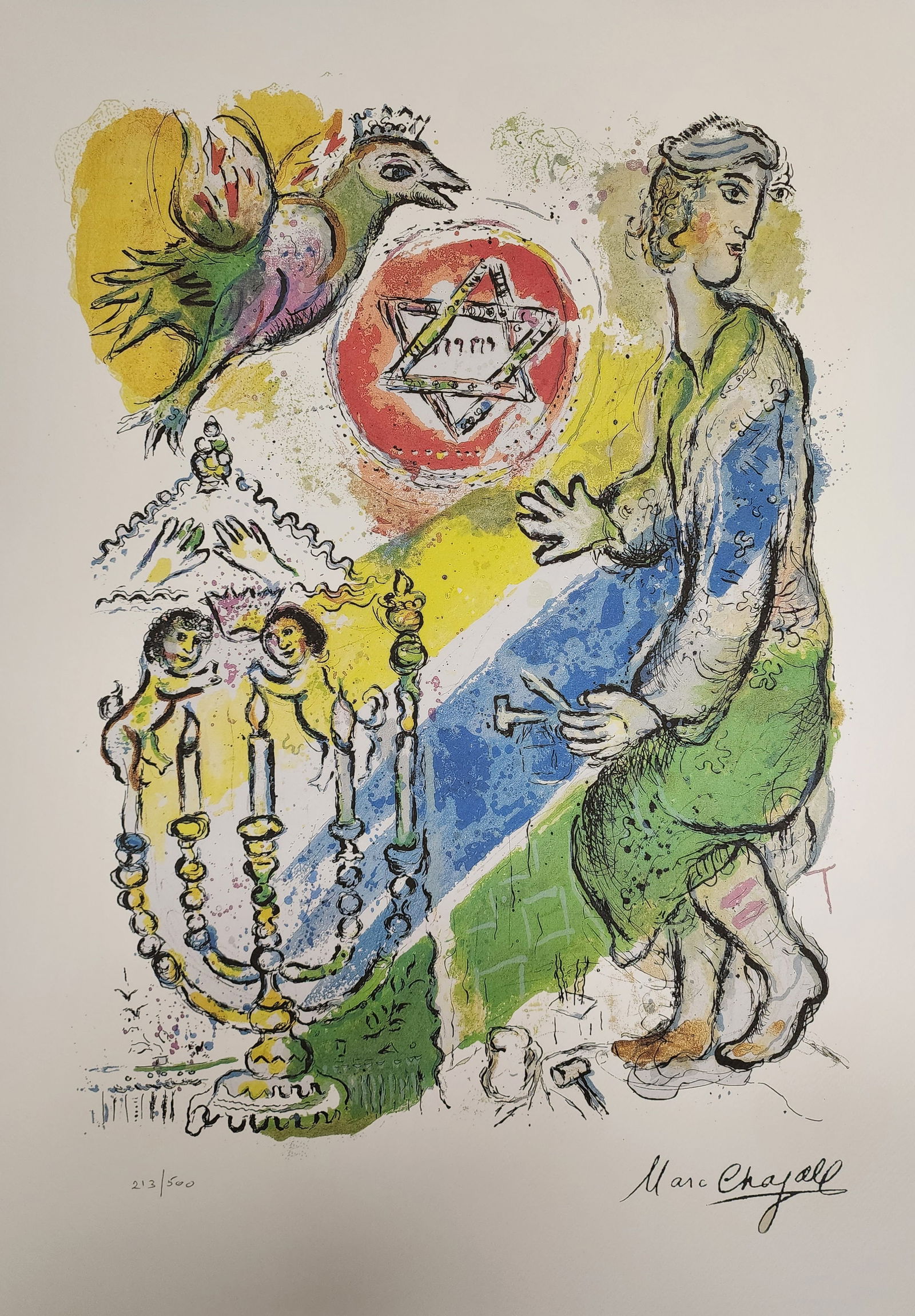 Marc Chagall, 'Exodus Star Of David', Facsimile (1 of 1)