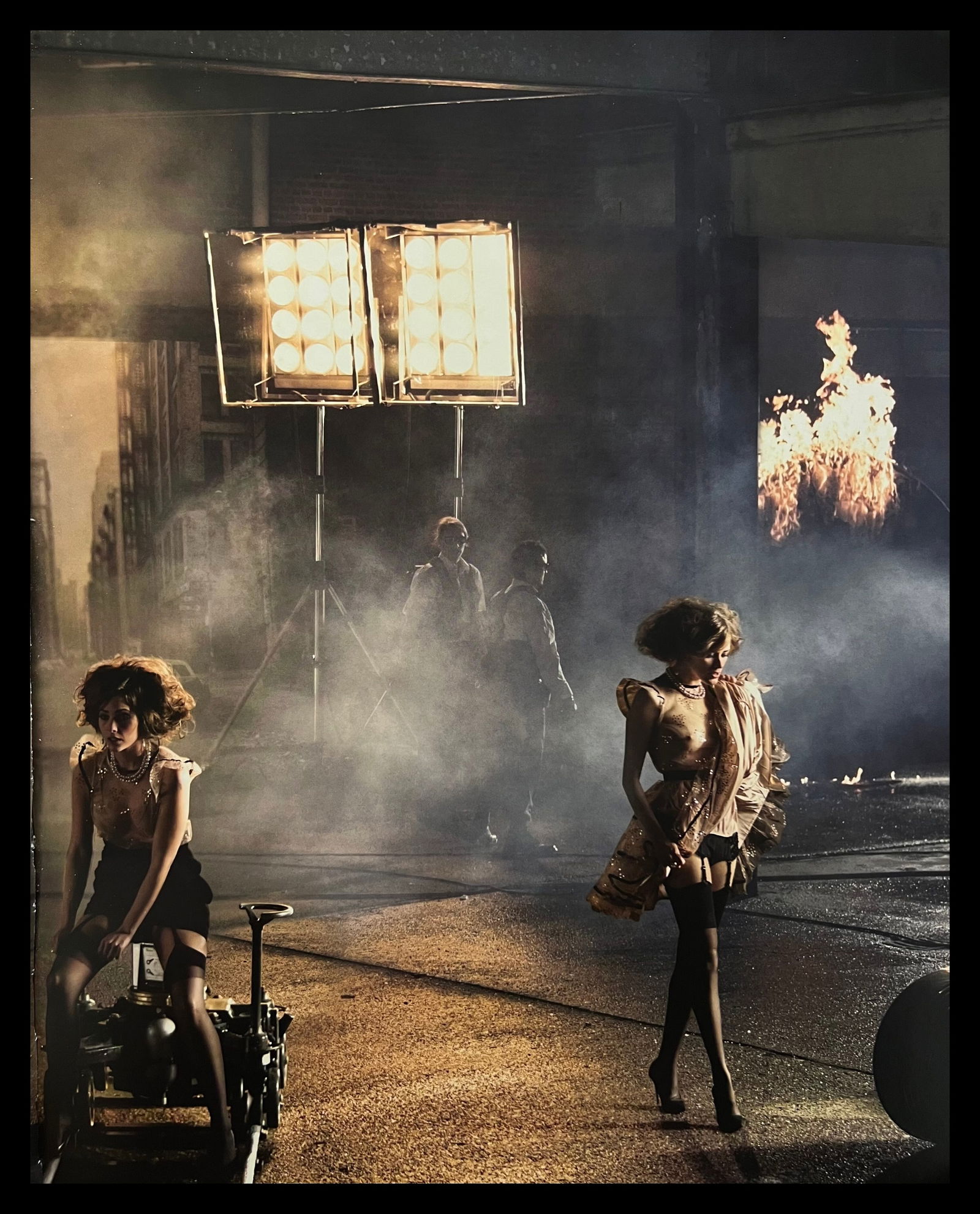 MARC LAGRANGE - Burning desire, 2013: Photographer: Marc Lagrange was a Belgian photographer known for his nude portraits of female figures. Lagrange created dream-like and fantastical narrative pictures populated by beautiful nudes that