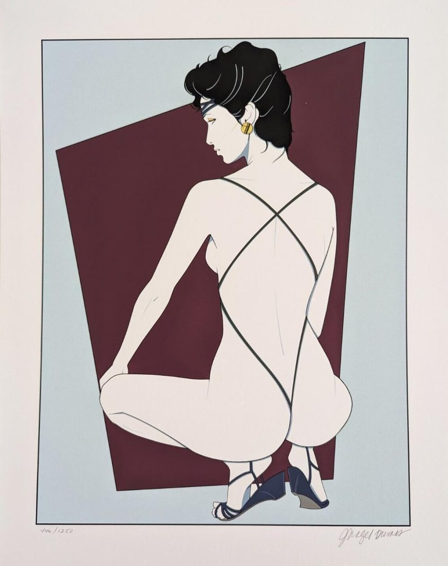 Patrick Nagel, From The The Playboy Portfolio I, 1986 Signed And Numbered #3 (1 of 1)