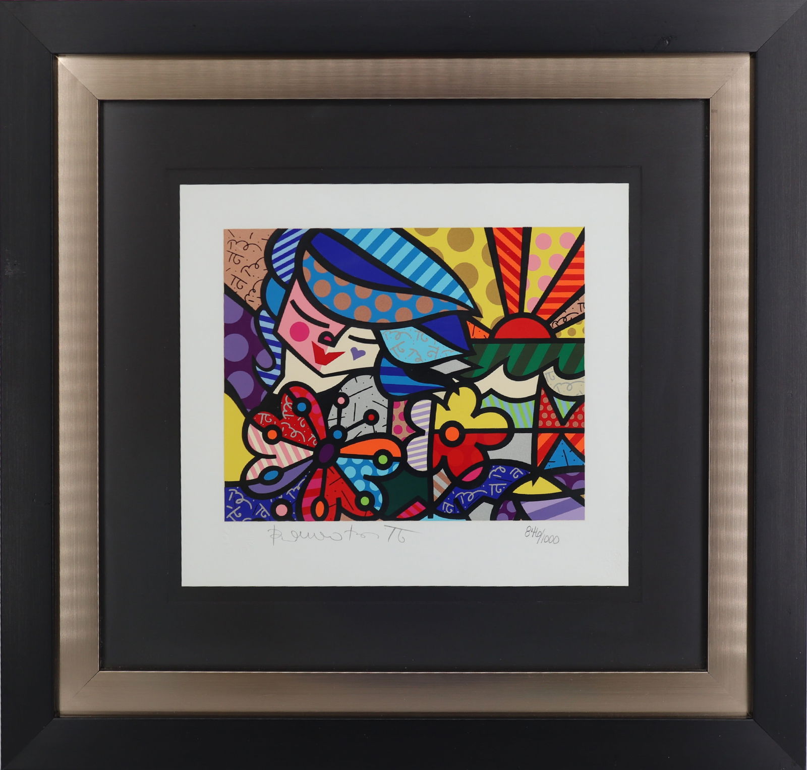 Romero Britto "Britto Garden" Hand Signed & Numbered Lithograph (1 of 7)